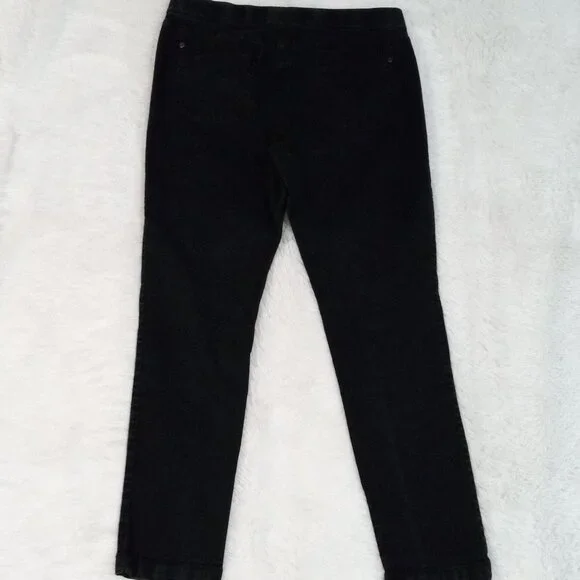 Faded Glory Women's 3 Pocket, Stretch Denim Jeans (Size 14) Color: Black Denim - Picture 5 of 8
